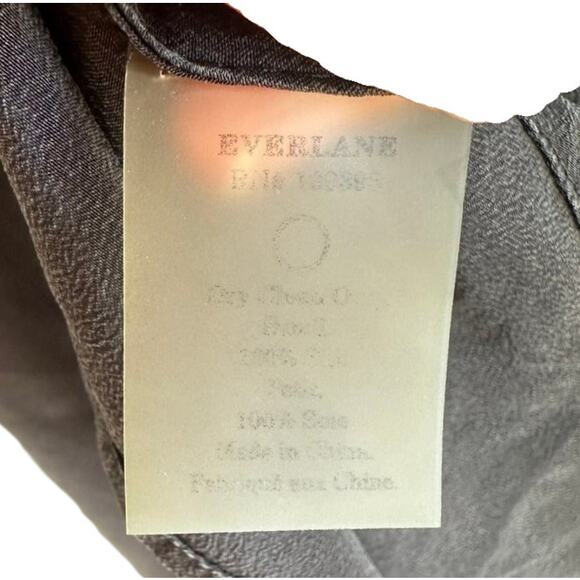 Everlane Black Silk Semi Sheer Tank Dress S - Picture 5 of 8